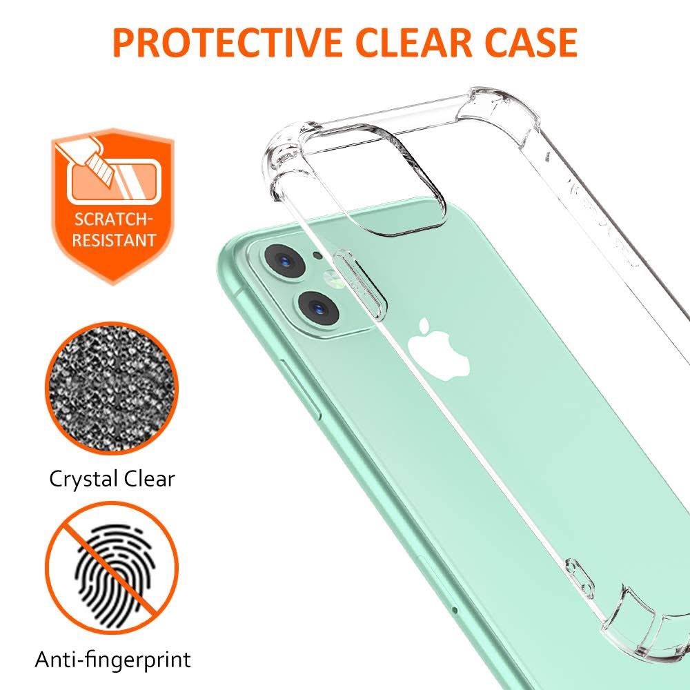 iPhone 12 mini clear case shockproof thin case - Picture 1 of 8